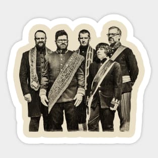 The Decemberists  Retro Vintage Sticker